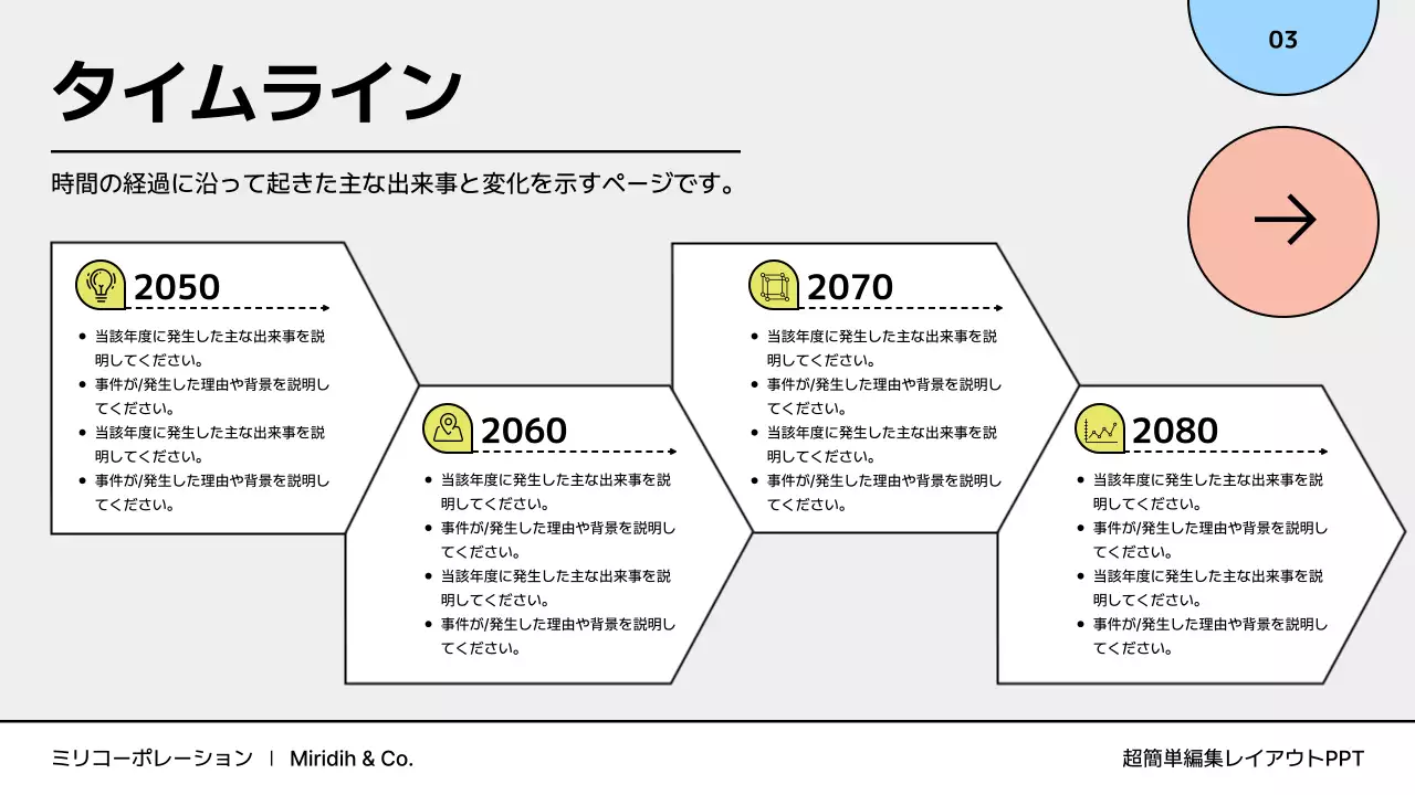 青 シンプル プラン プレゼンテーション