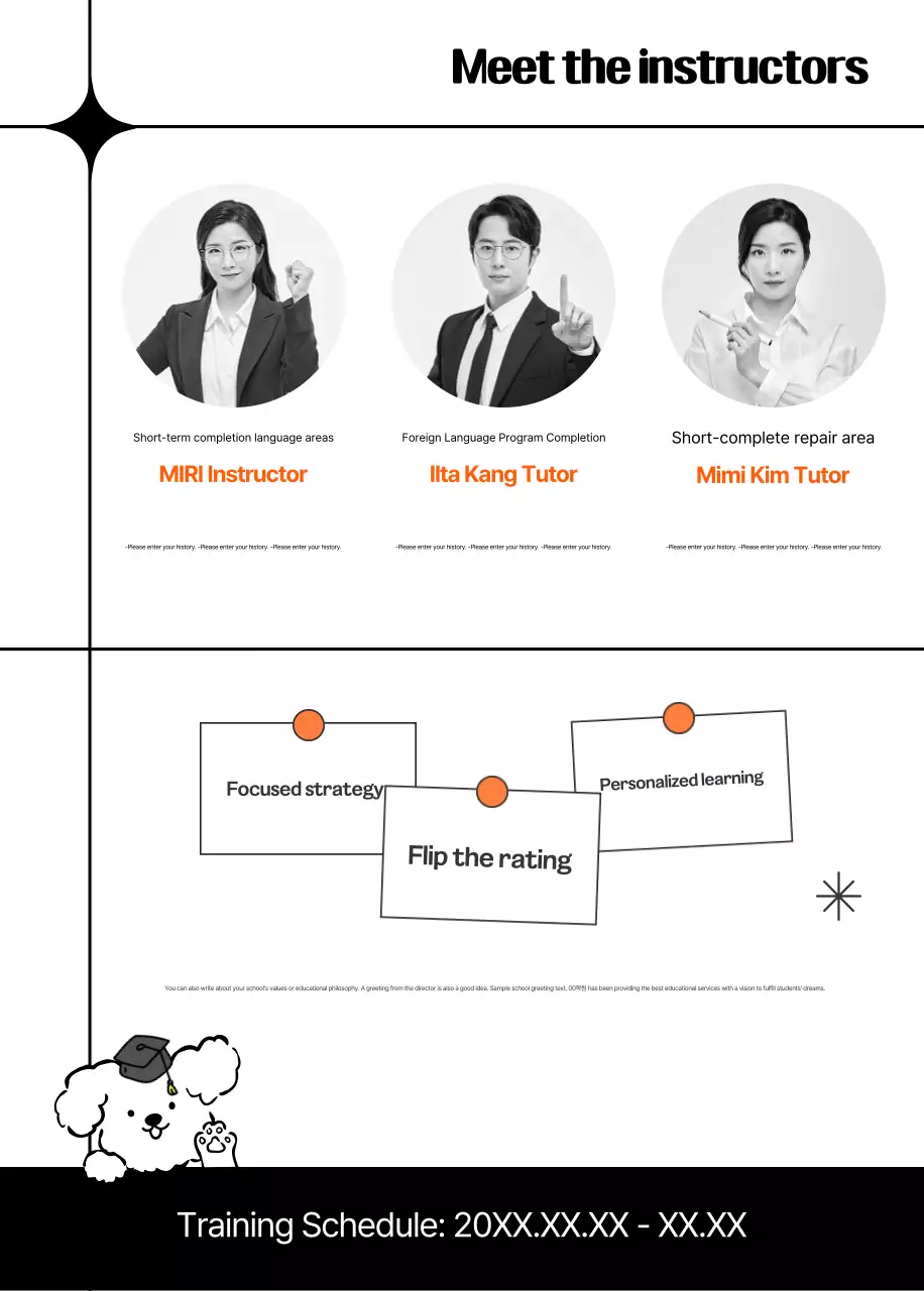 Iklan Edukasi Sederhana Oranye