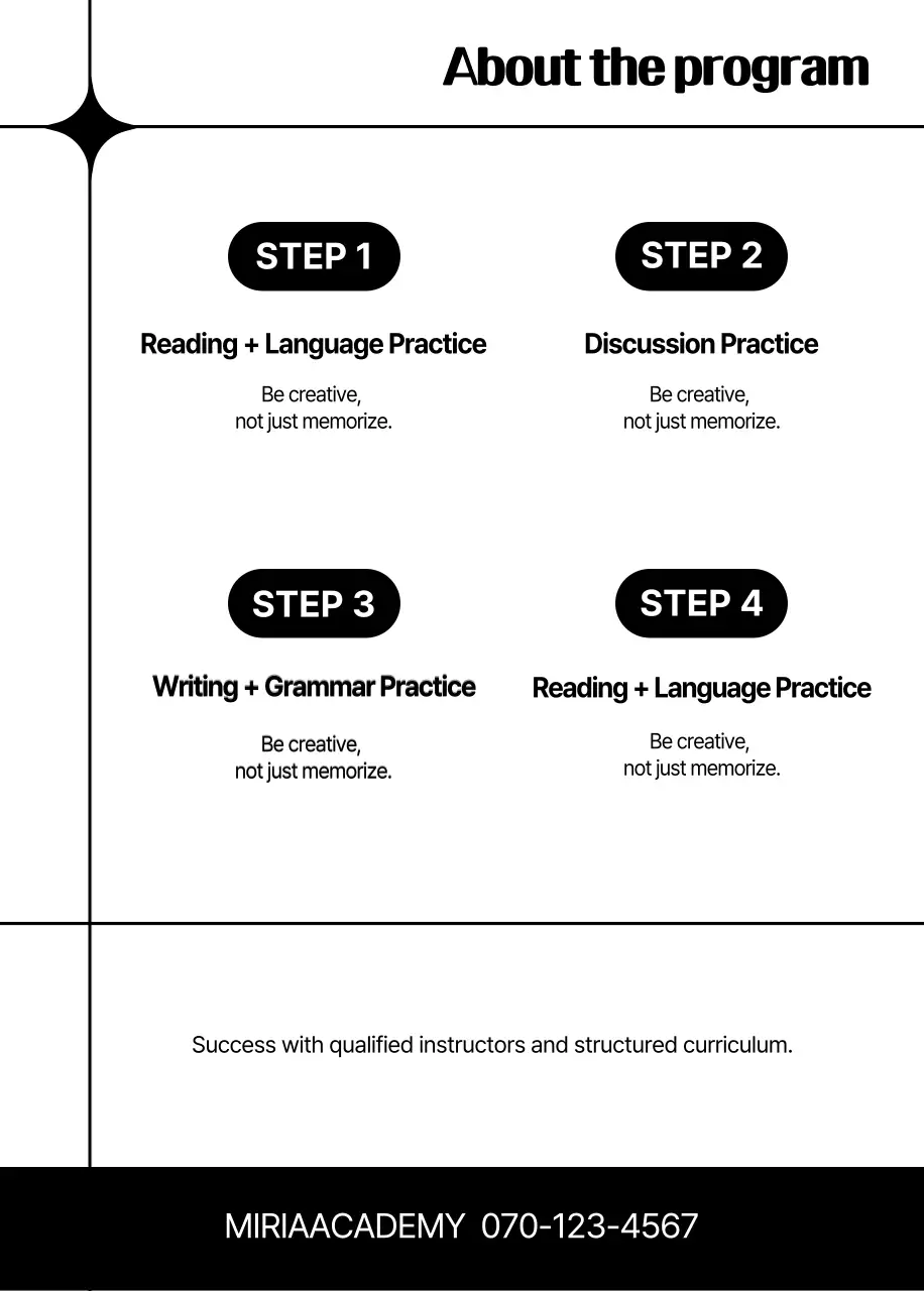 Iklan Edukasi Sederhana Oranye