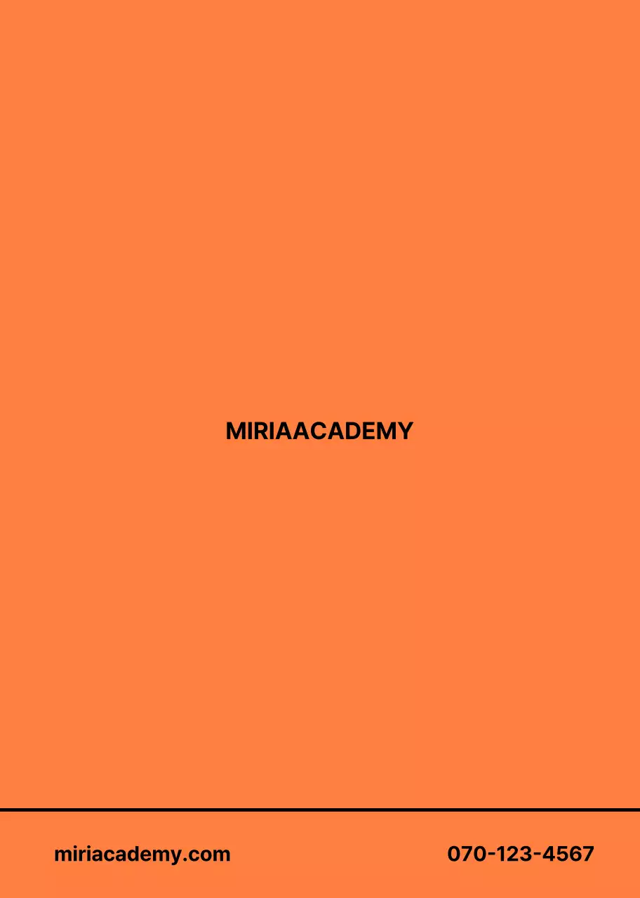 Oranje Modern Onderwijs Advertentie