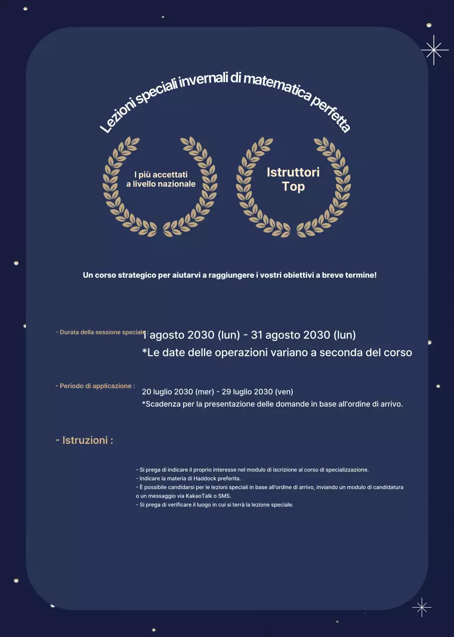 Blu Navy Reclutamento semplice di apprendisti