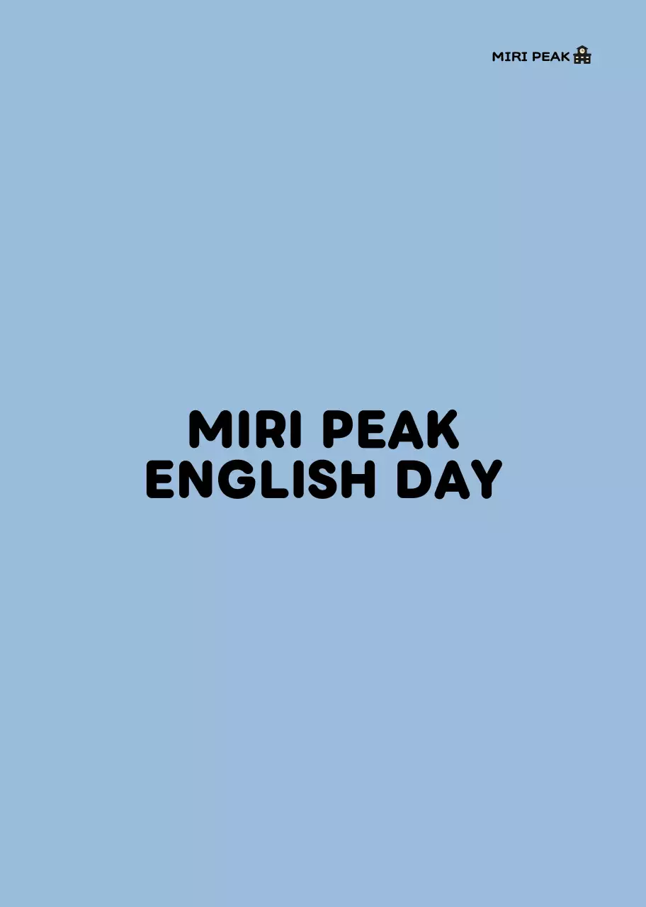 Iklan biru muda untuk pendidikan bahasa Inggris