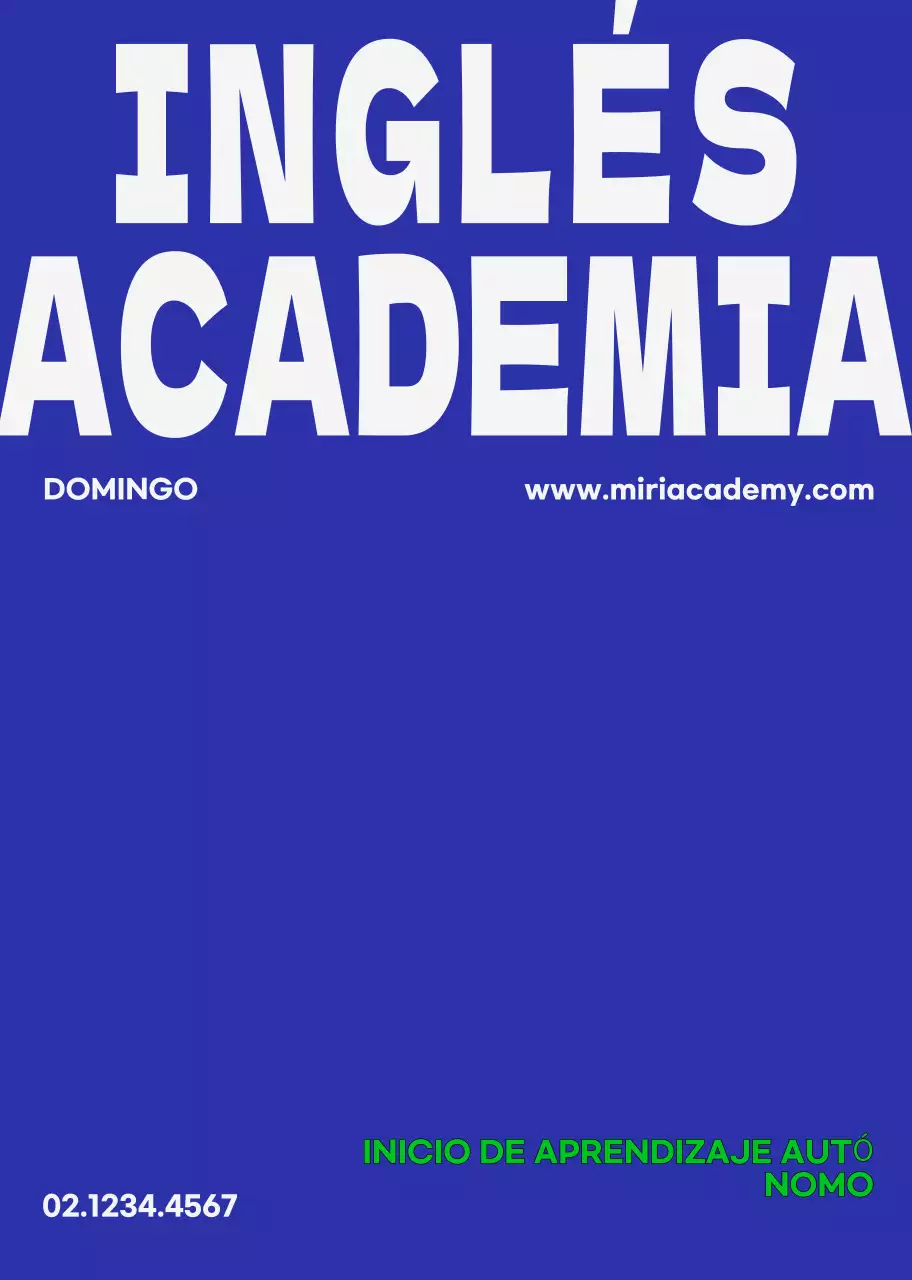 Anuncio Blue Modern Education