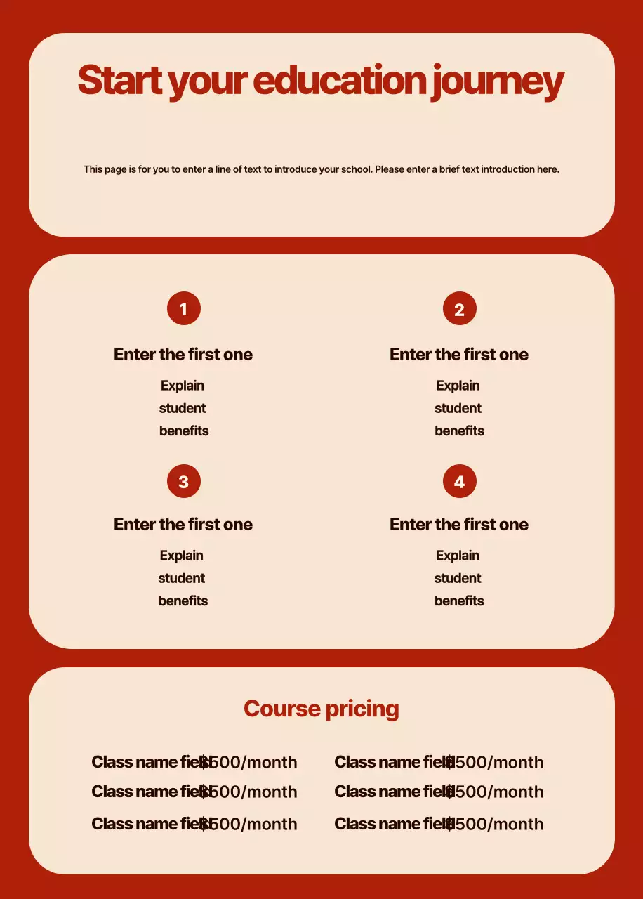 Promosikan Perekrutan Peserta Pelatihan Sederhana Merah