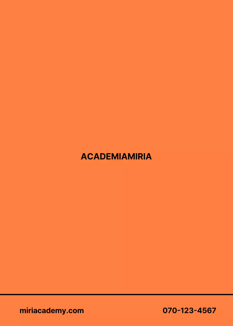 Anuncio educativo Orange Simple