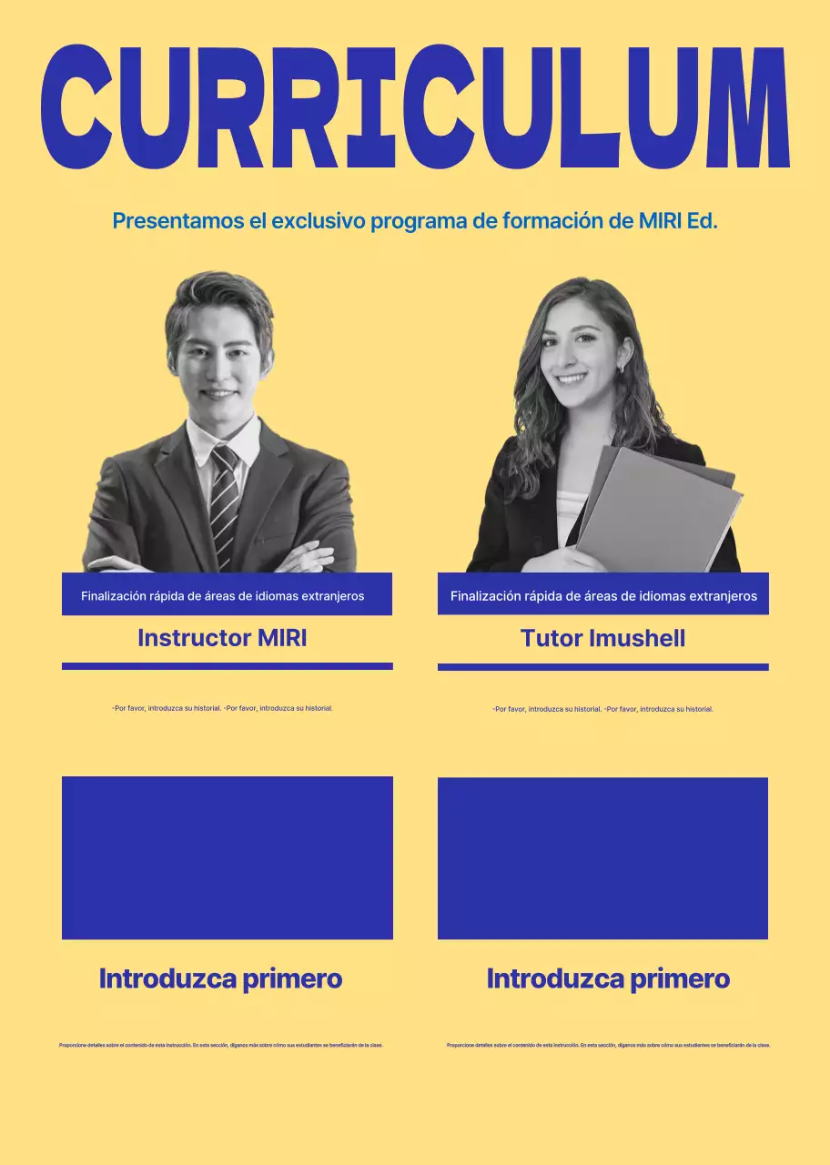 Anuncio Blue Modern Education