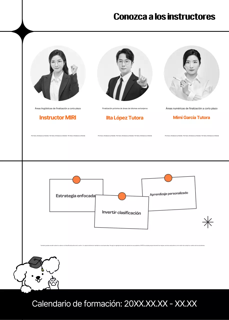 Anuncio educativo Orange Simple