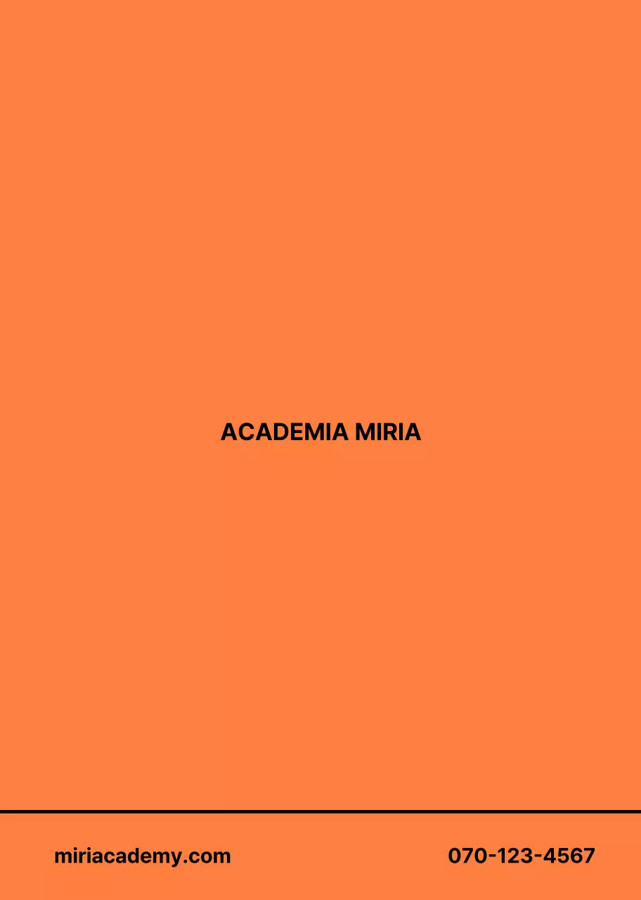 Anuncio de Orange Modern Education