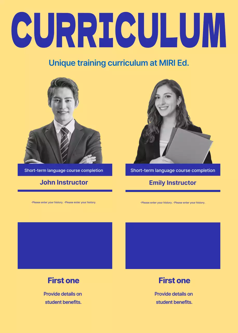 Iklan Pendidikan Sederhana Biru