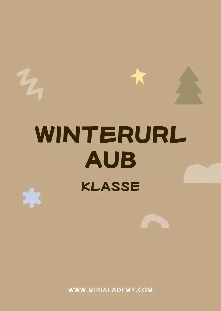 Beige gemütliche Bildungsanzeige