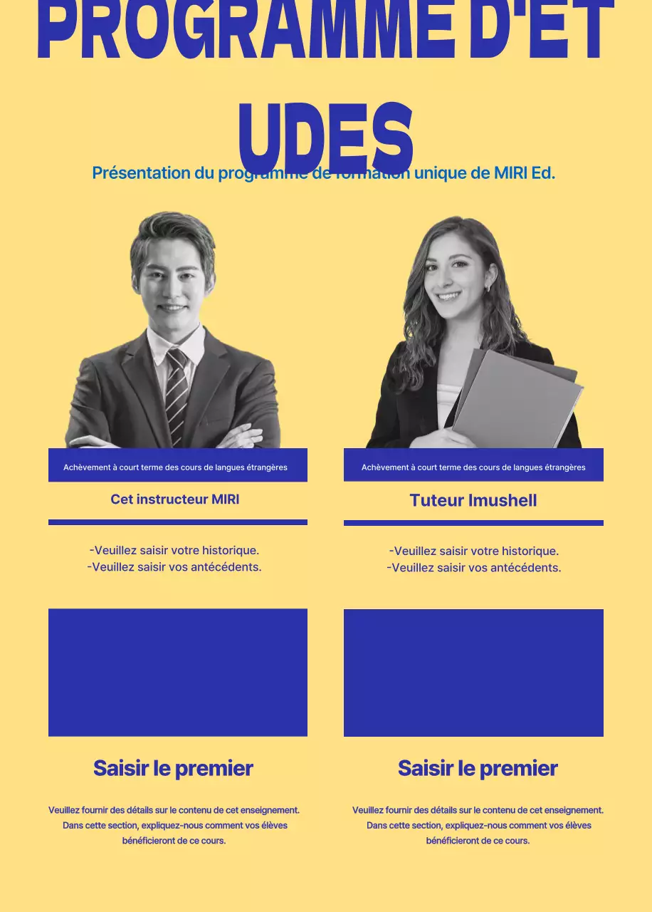 Blue Simple Education Ad