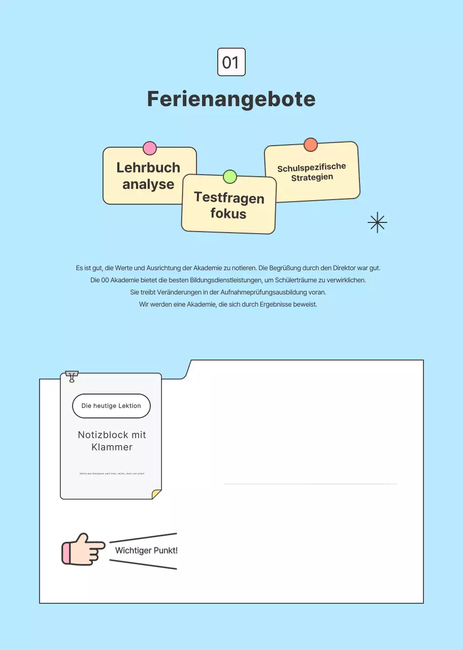Niedliche Bildungswerbung von Mint