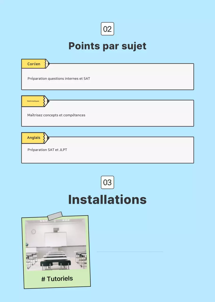 Publicité éducative mignonne