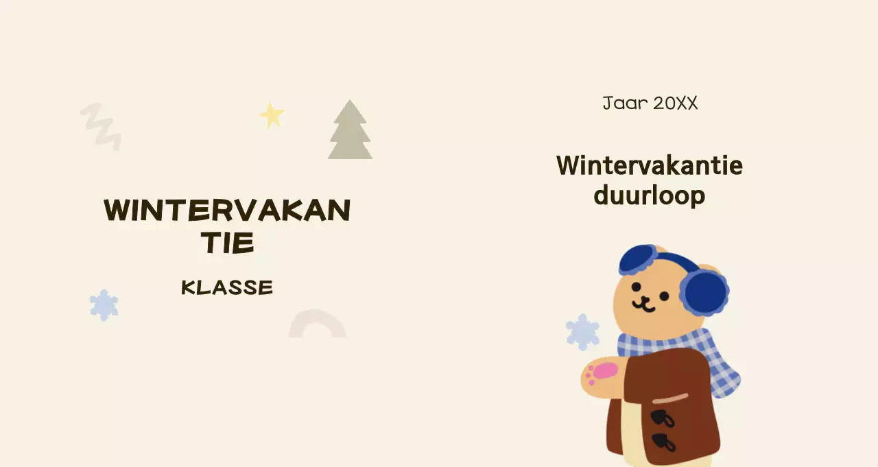 Beige Gezellig Stagiair Werving