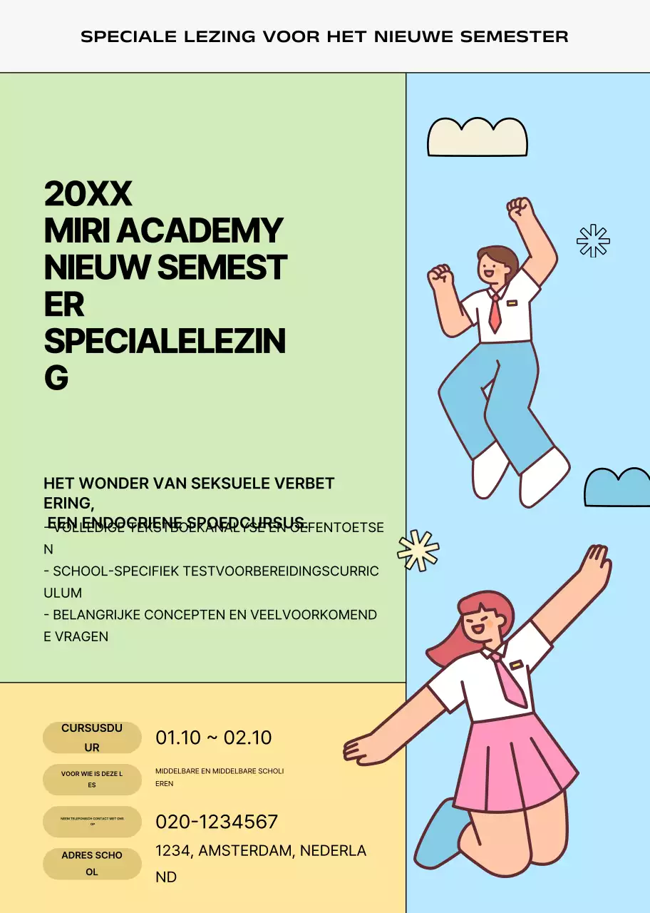 Mint leuke educatieve advertentie