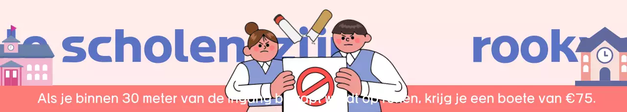 Beige Cosy Rookverbod