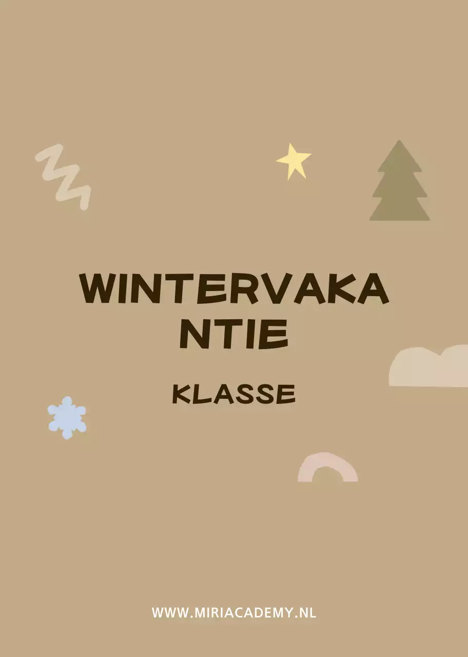 Beige gezellige onderwijs advertentie