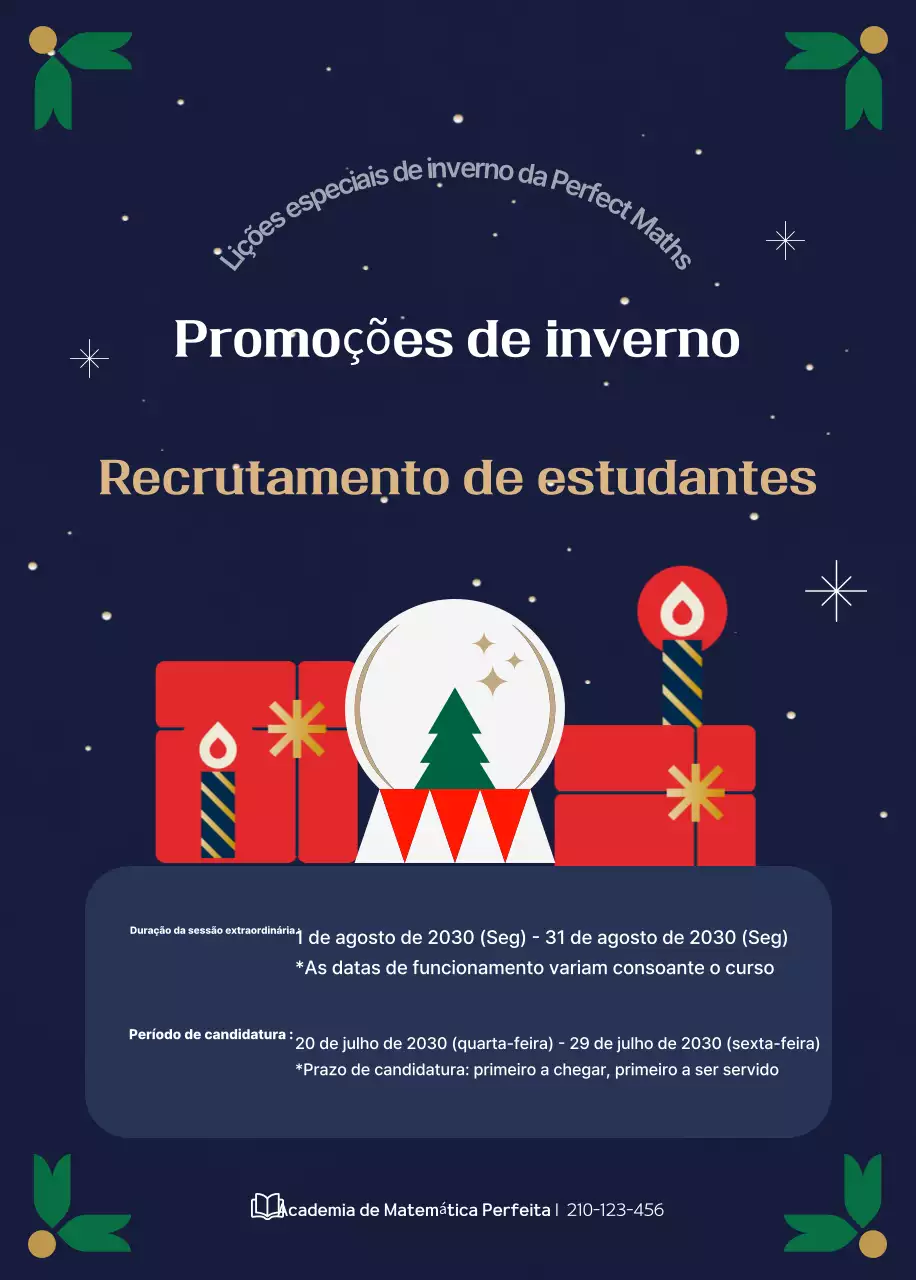 Recrutamento especial de inverno tradicional da Marinha