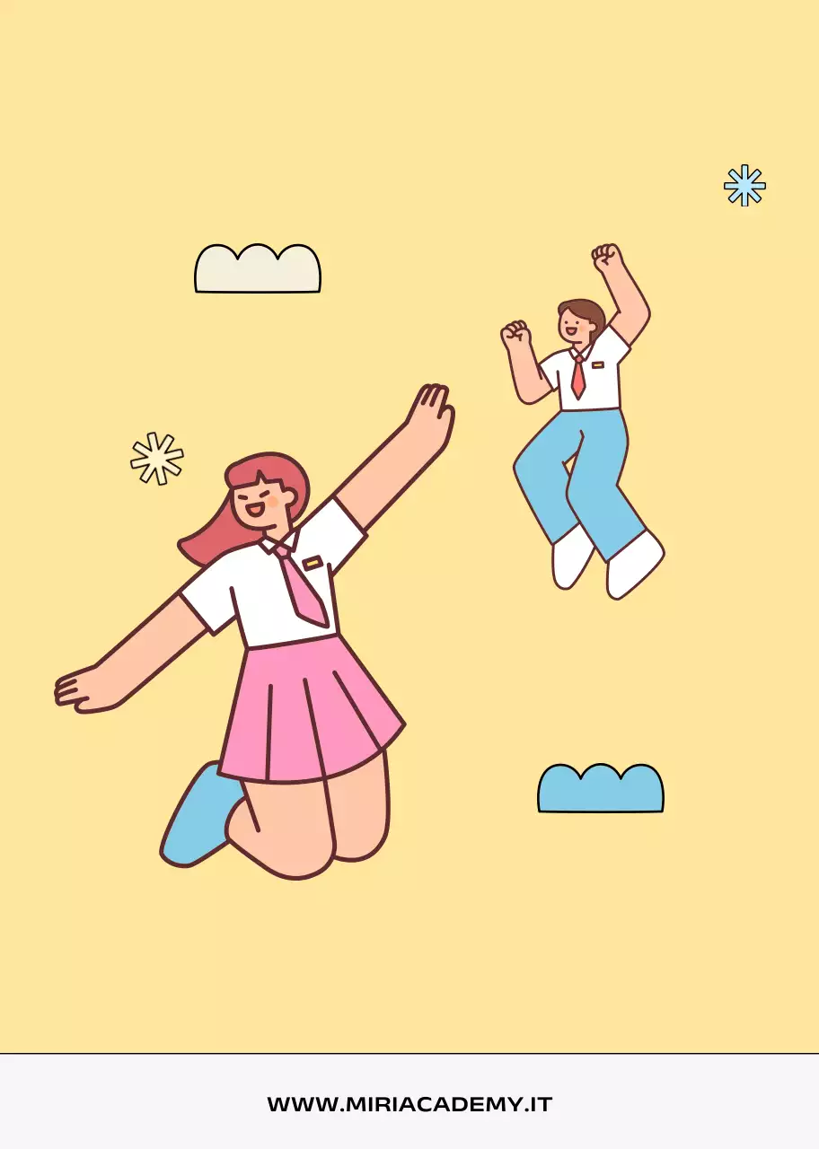 Zecca simpatico annuncio educativo