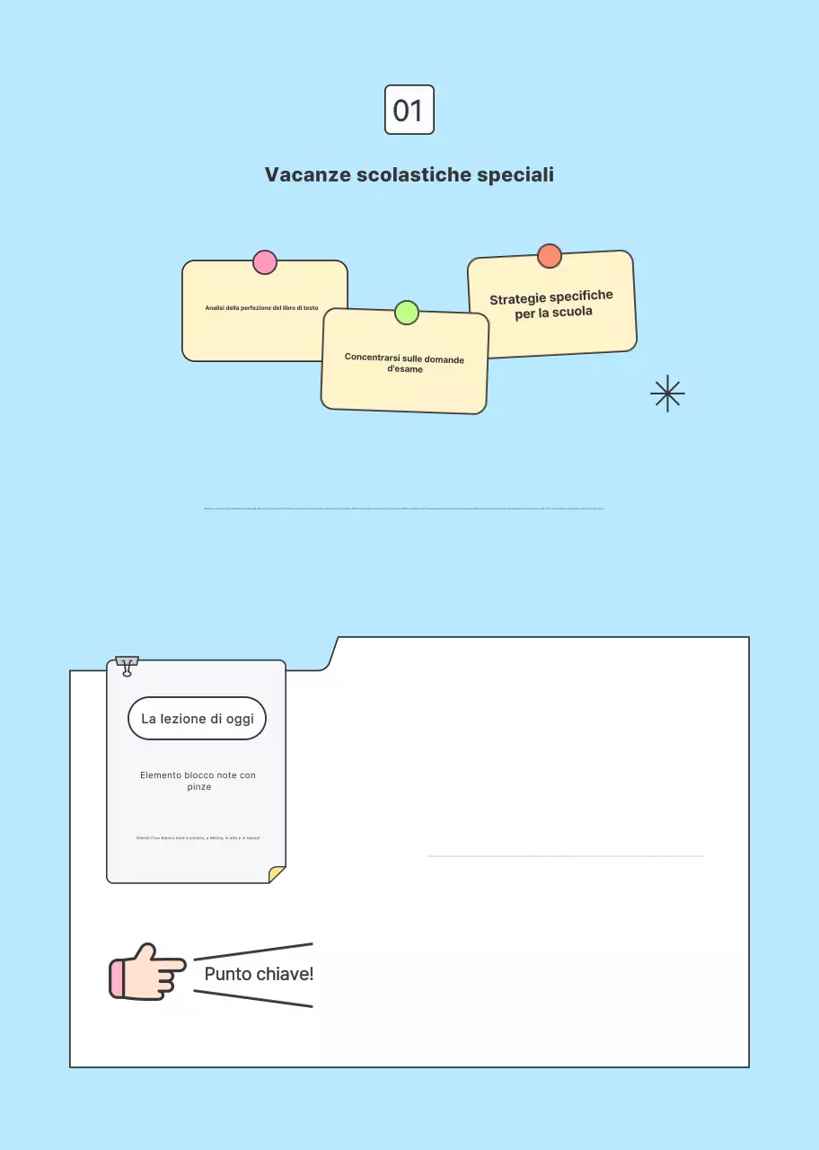 Zecca simpatico annuncio educativo