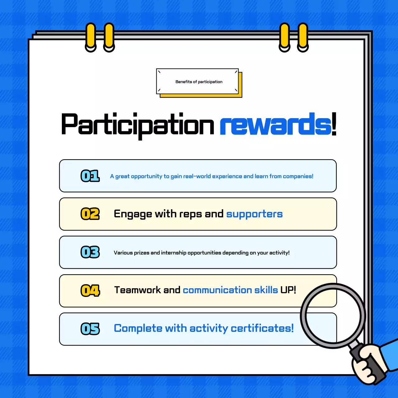 Anúncio de recrutamento Blue Modern Instagram Carousel