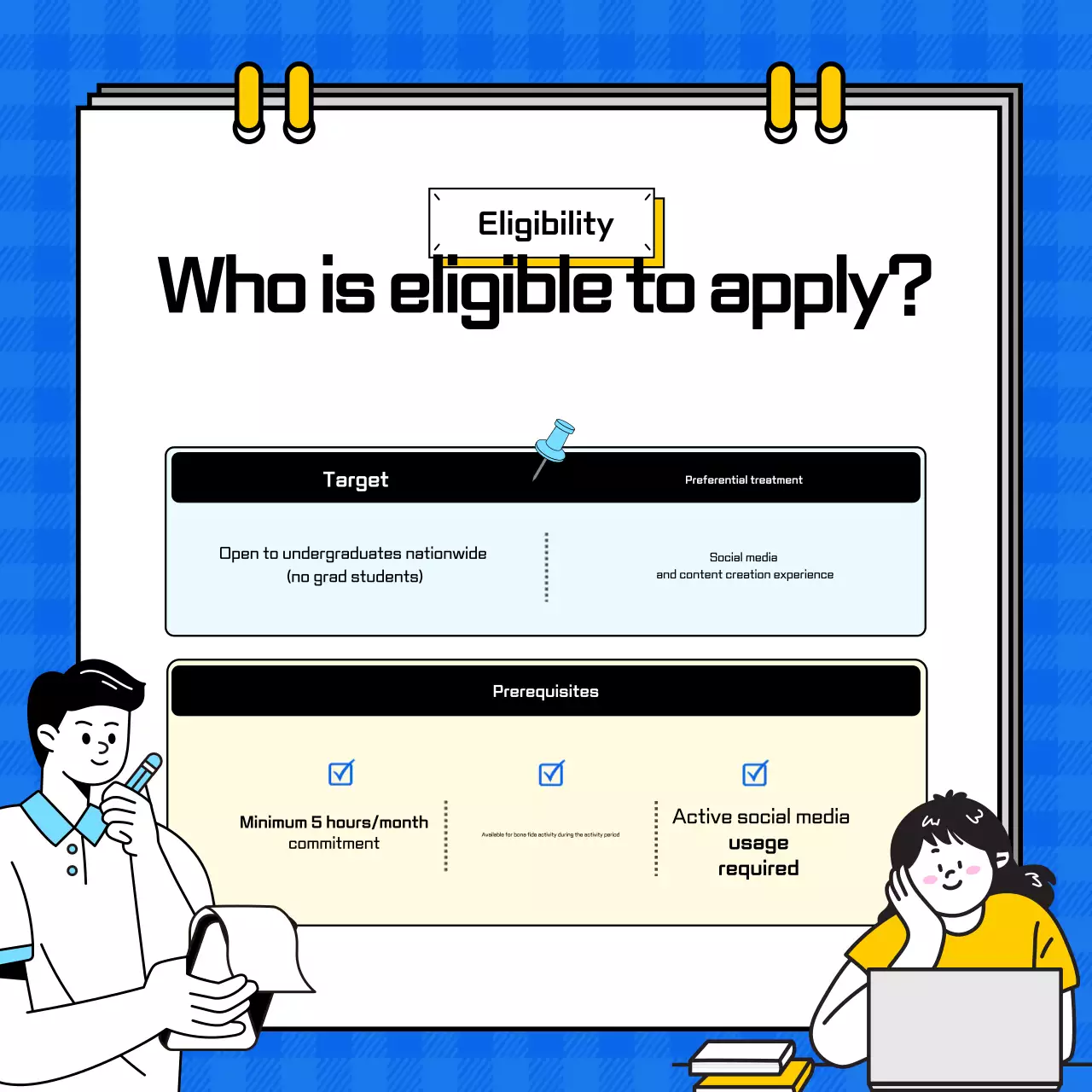 Anúncio de recrutamento Blue Modern Instagram Carousel