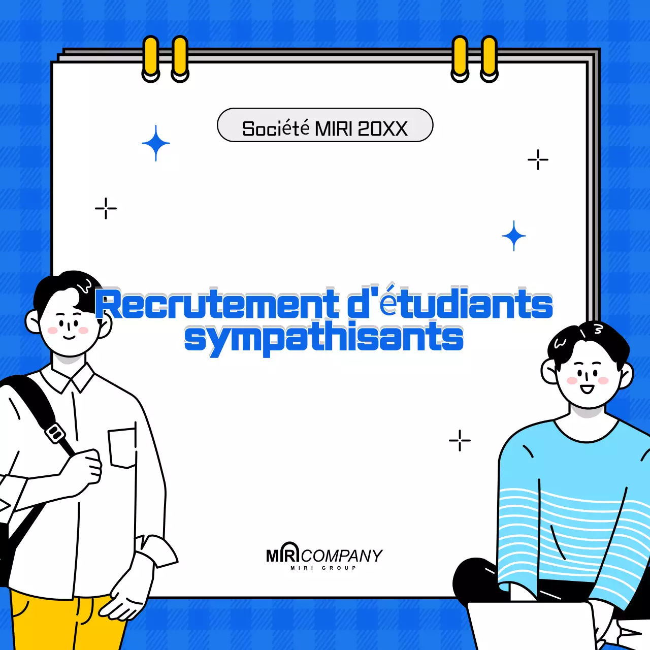 Blue Simple Recruitment