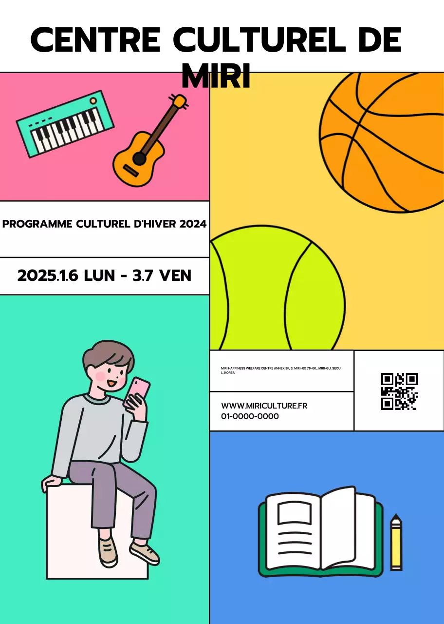 Promouvoir les programmes des centres de culture pop à l'aide d'illustrations variées