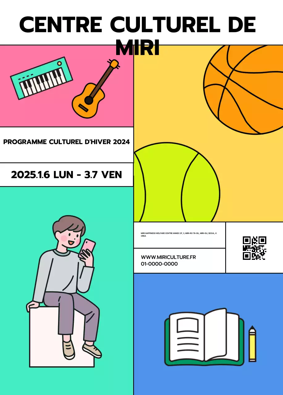 Promouvoir les programmes des centres de culture pop à l'aide d'illustrations variées