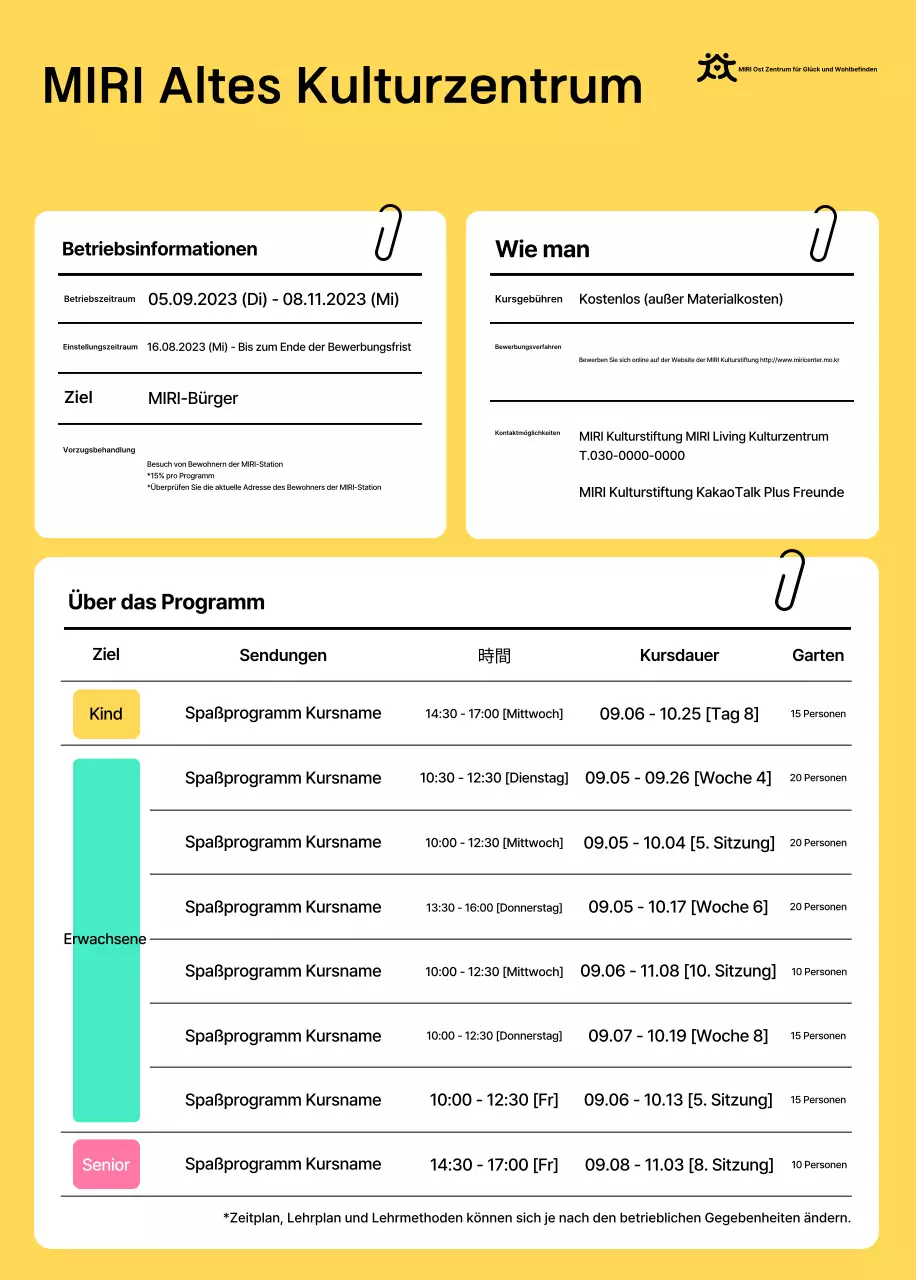 Förderung von Programmen des Popkulturzentrums mit einer Vielzahl von Illustrationen