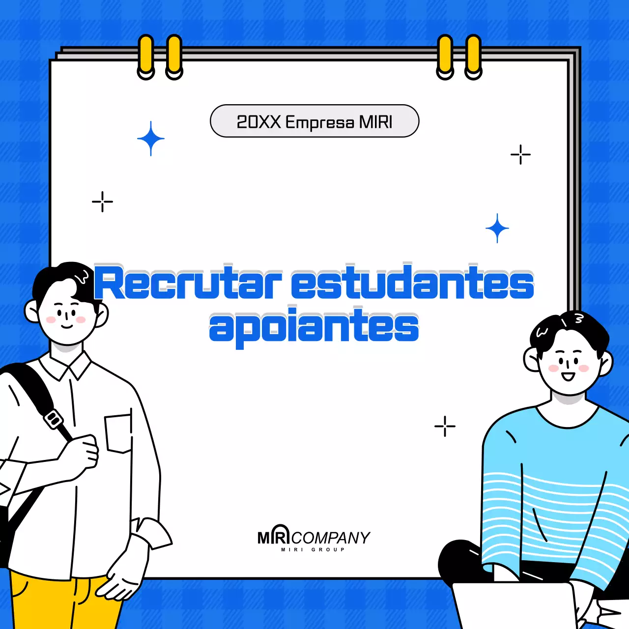 Recrutamento Blue Simple