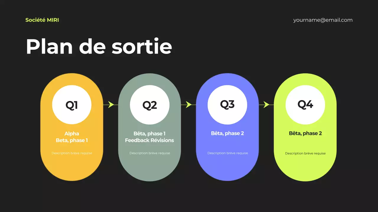 document sur la stratégie de marketing moderne noir