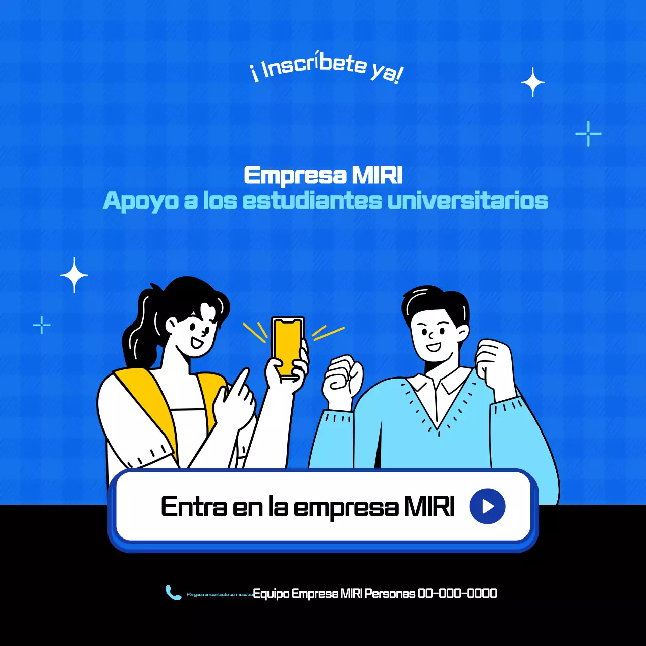 Blue Simple Recruitment