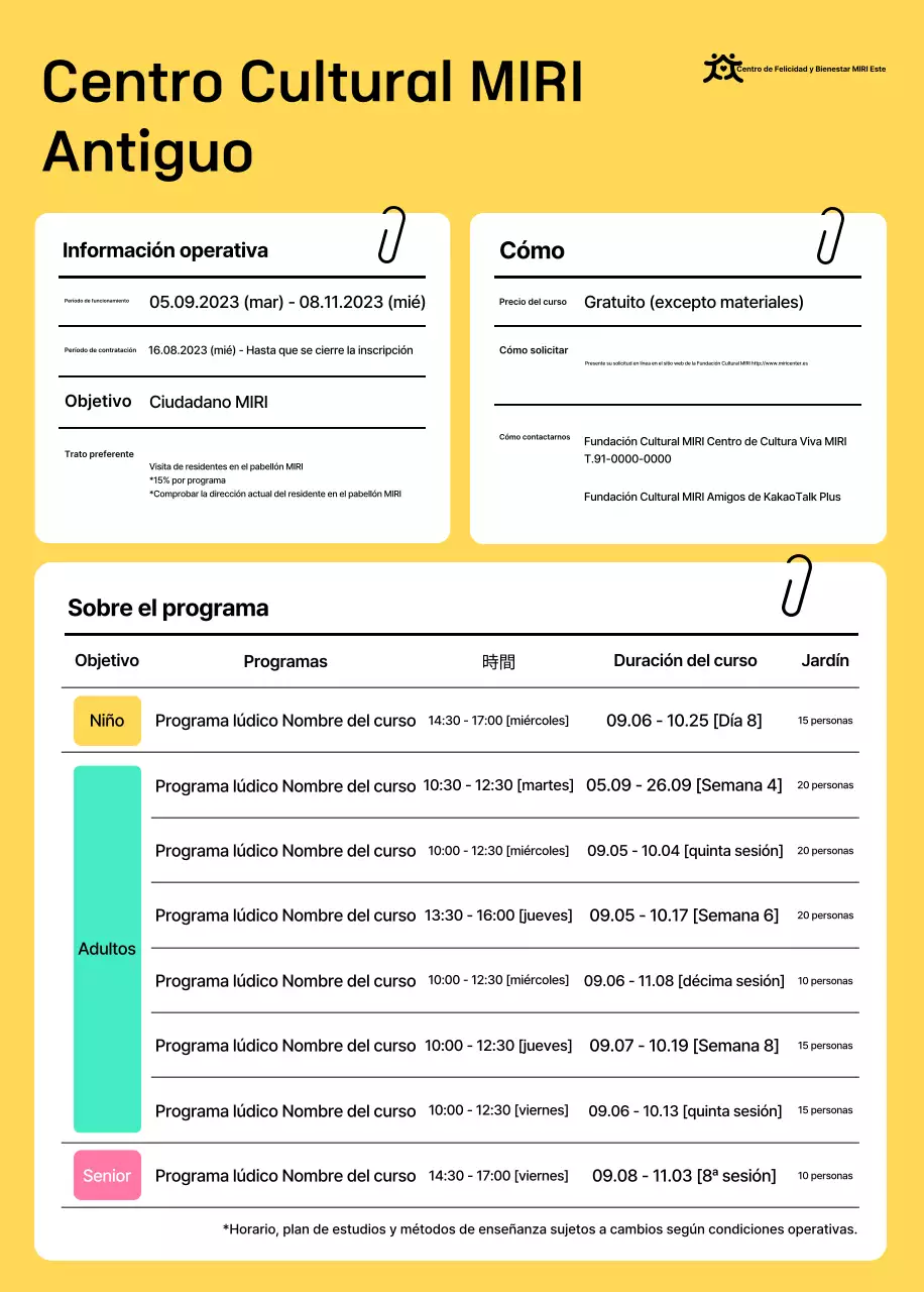 Promocionar los programas de los centros de cultura pop con diversas ilustraciones