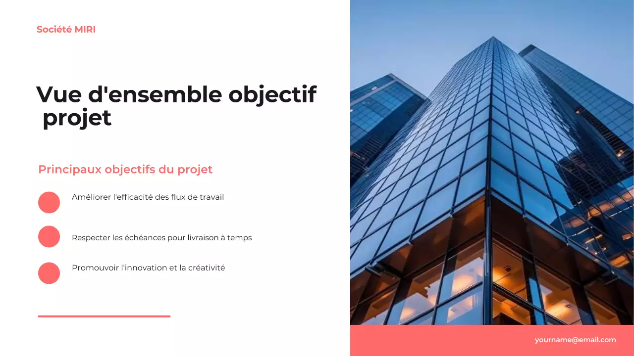 blue modern business report