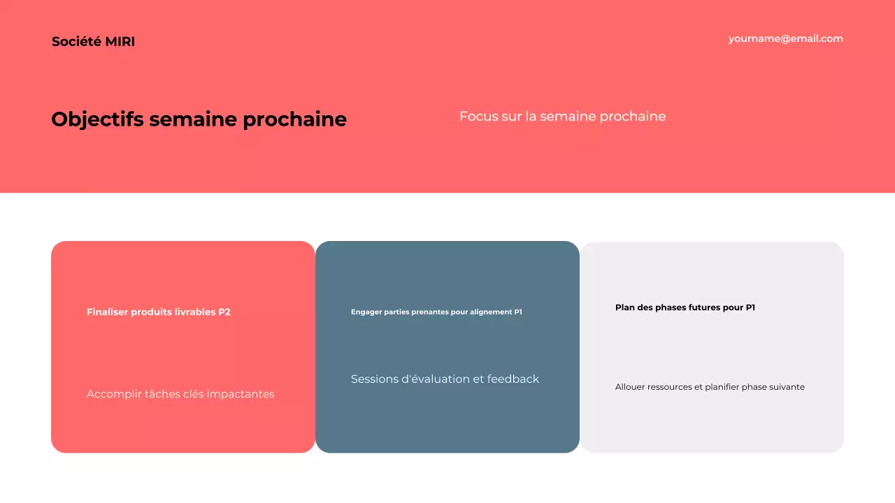 blue modern business report