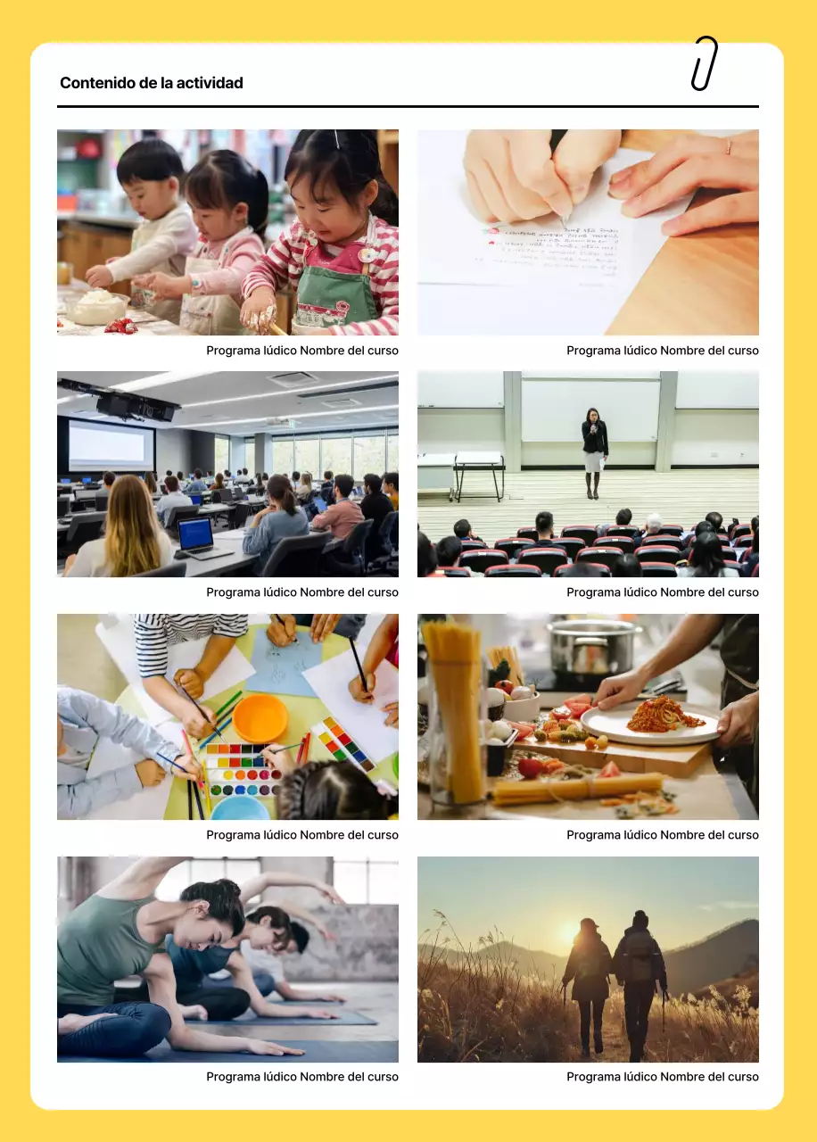 Promocionar los programas de los centros de cultura pop con diversas ilustraciones