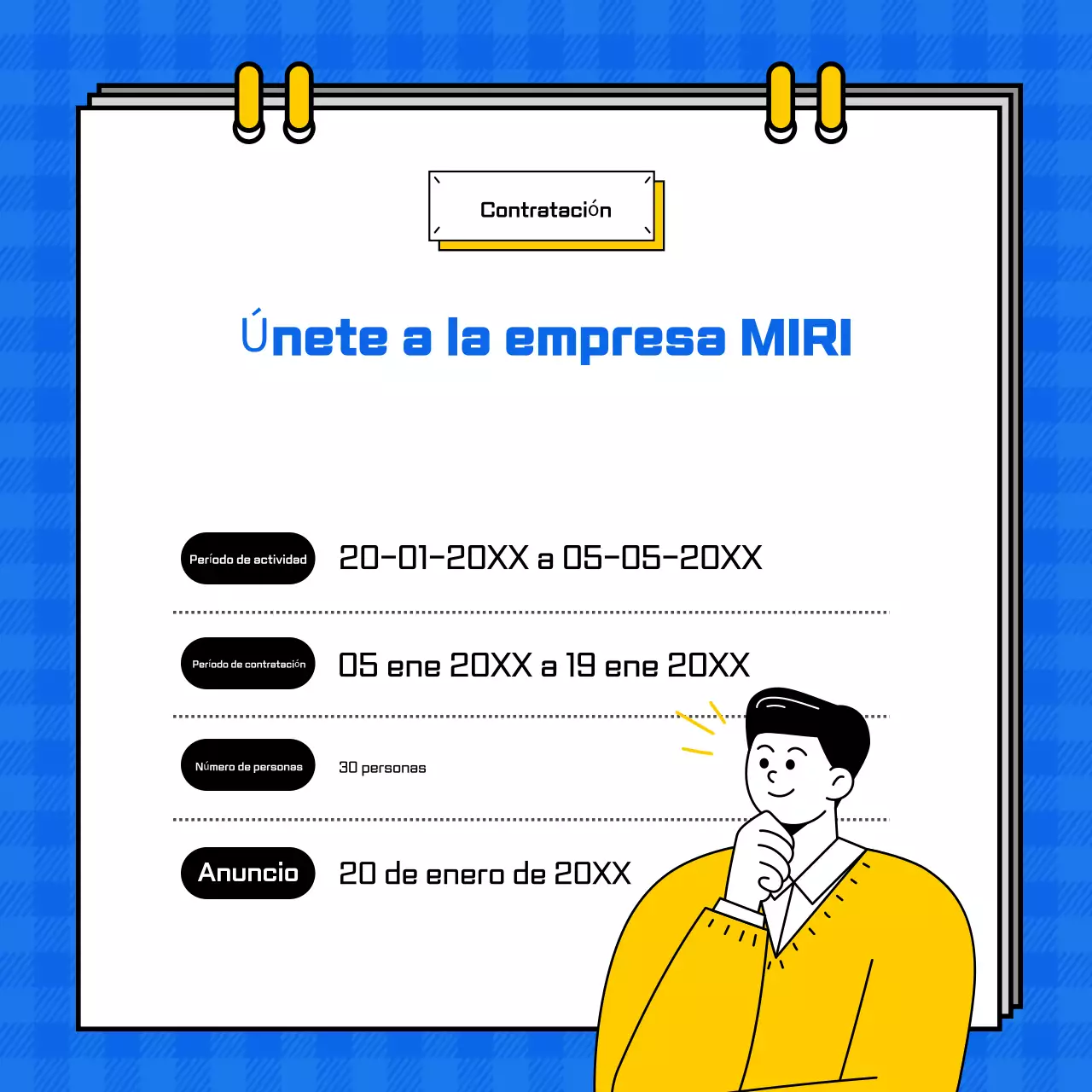 Blue Simple Recruitment