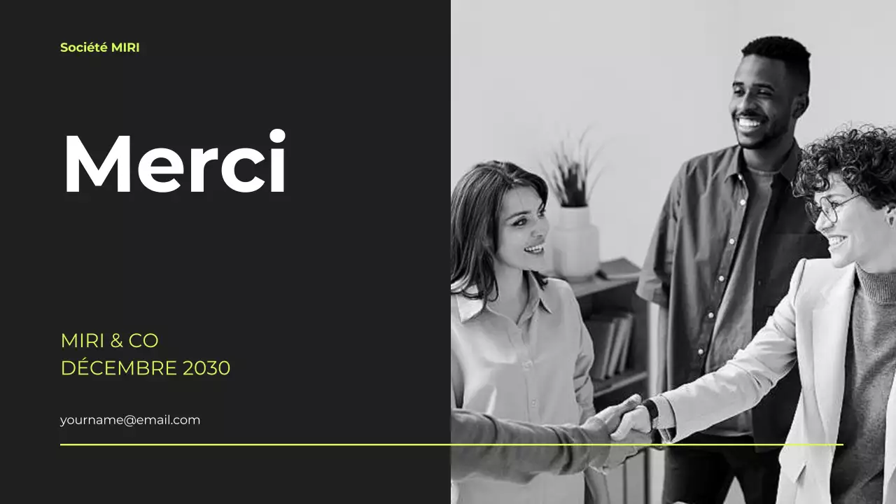 document sur la stratégie de marketing moderne noir