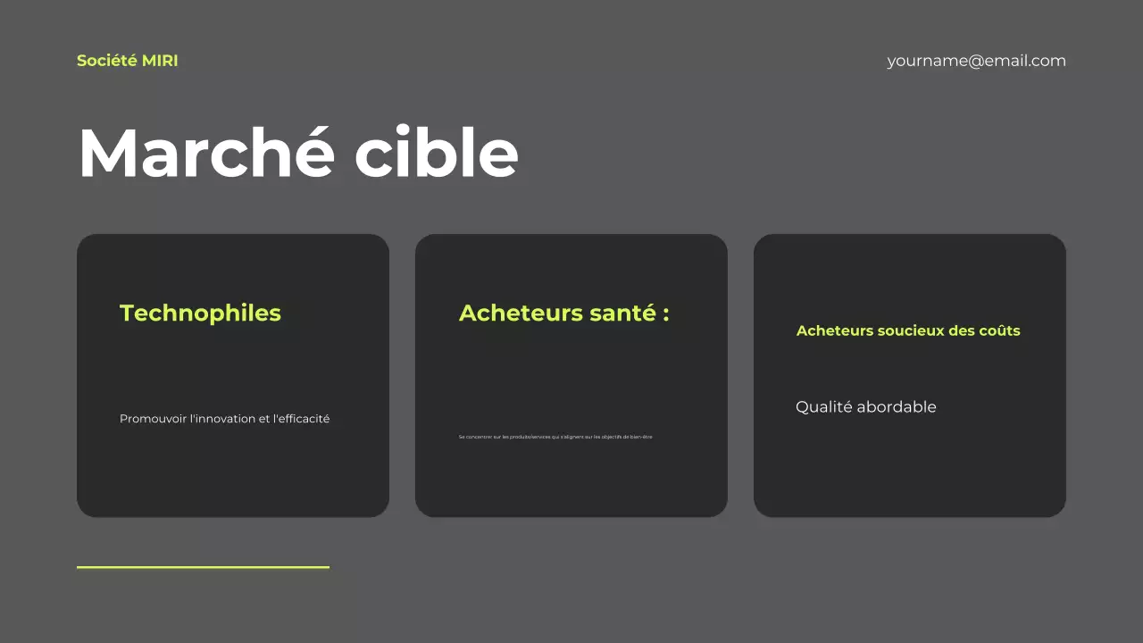 document sur la stratégie de marketing moderne noir