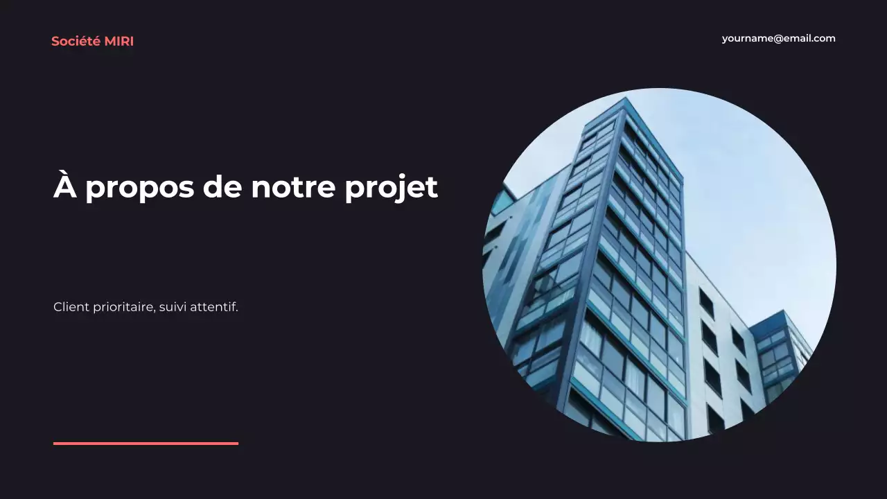 blue modern business report