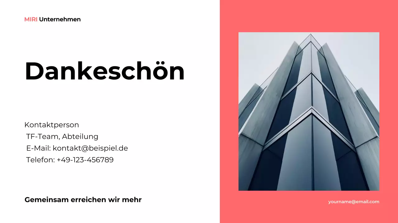 blue modern business report