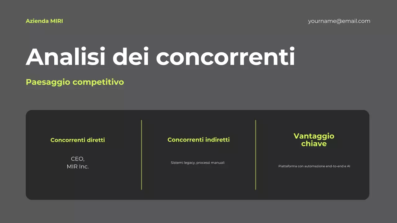 documento di strategia di marketing nero moderno