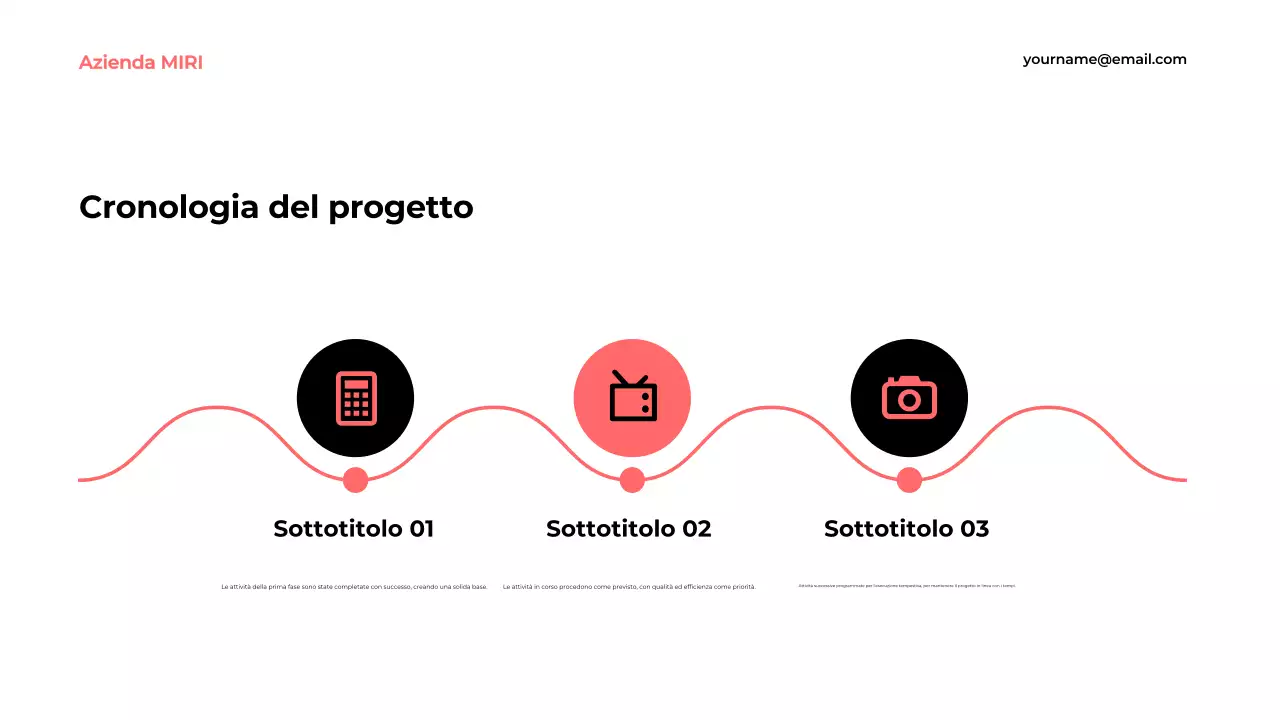 relazione aziendale moderna blu