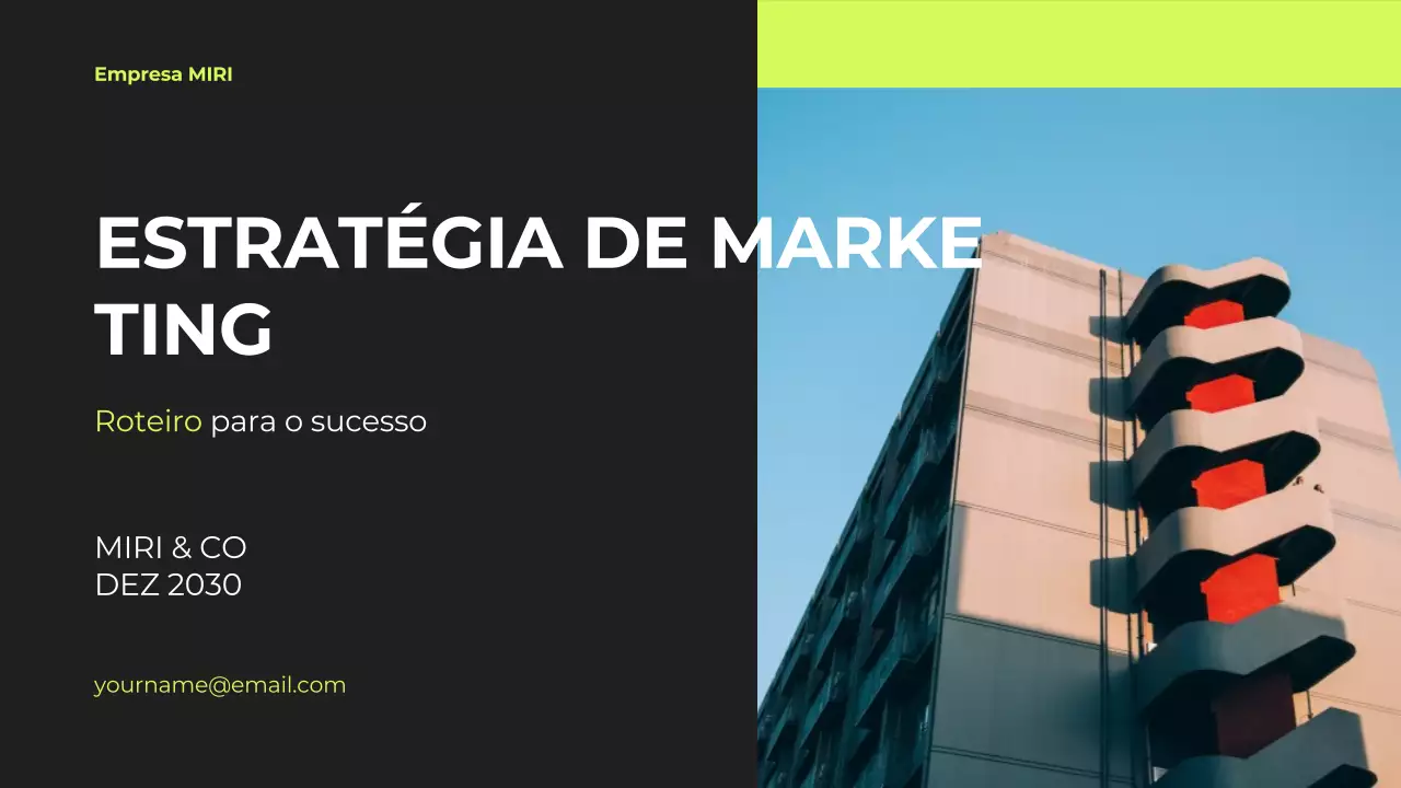 documento sobre a estratégia de marketing da black modern