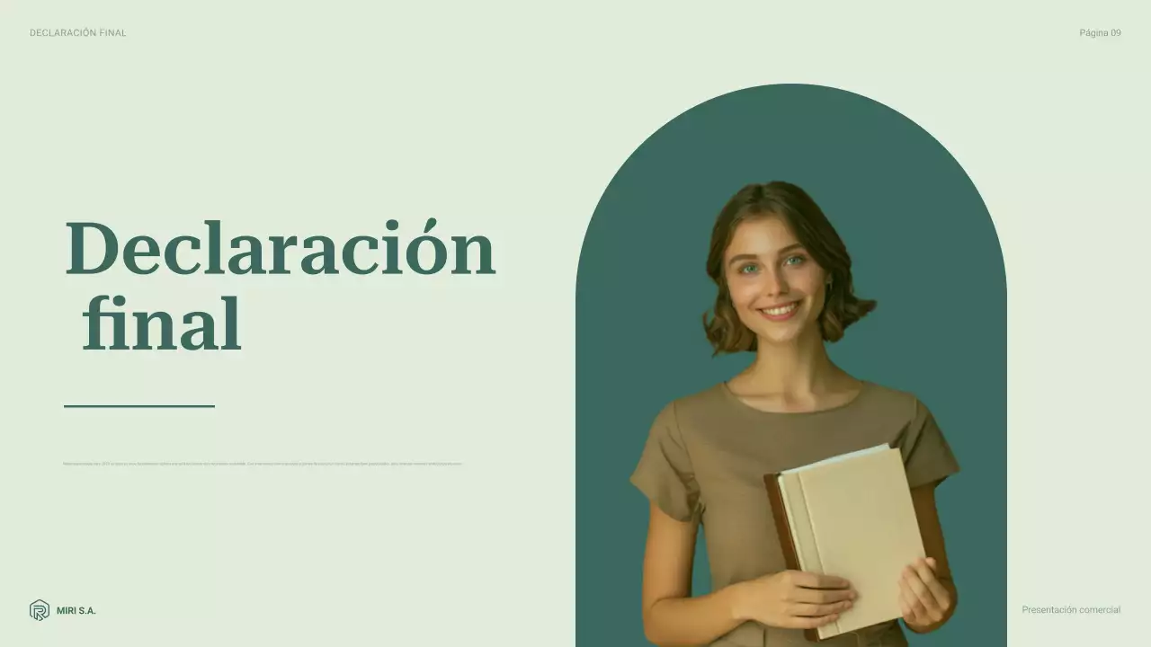 informe sobre la empresa moderna y ecológica