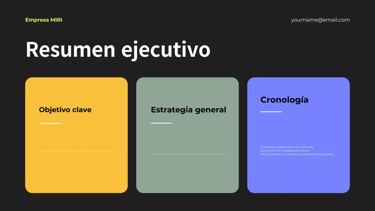 documento de estrategia de marketing black modern