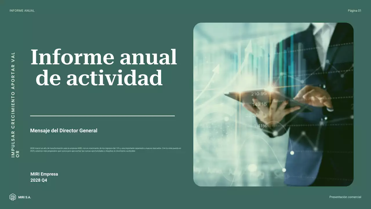 informe sobre la empresa moderna y ecológica