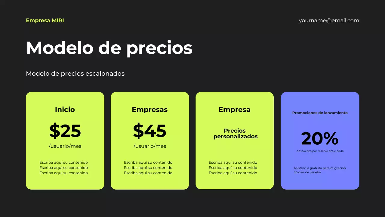 documento de estrategia de marketing black modern