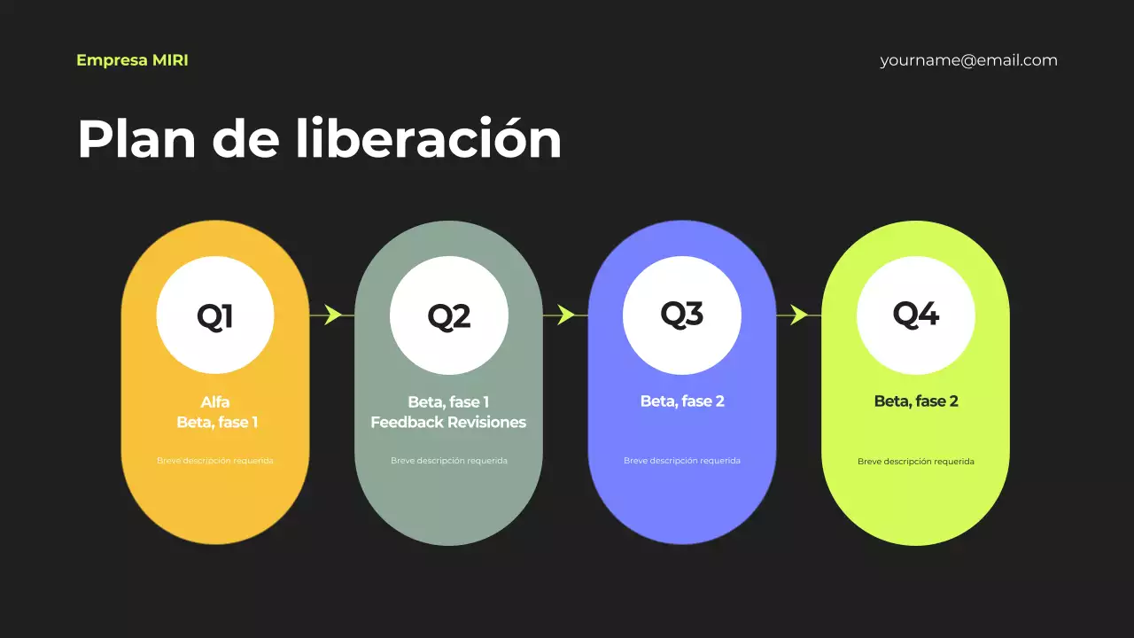 documento de estrategia de marketing black modern